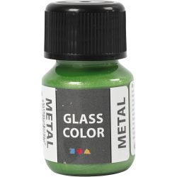 Glass Color Metal, groen, 30 ml/ 1 fles