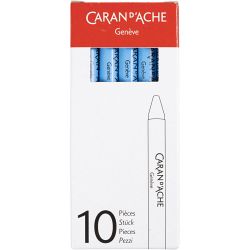 CARAN D’ACHE Neocolor I, L: 10 cm, dikte 8,5 mm, light blue (161), 10 stuk/ 1 doos