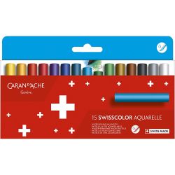 CARAN D’ACHE Neocolor II, Junior, L: 5 cm, dikte 8,5 mm, diverse kleuren, 15 stuk/ 1 doos
