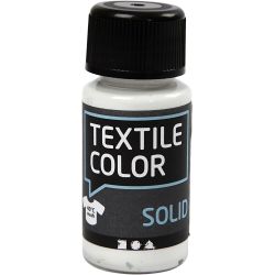 Textielkleur, dekkend, wit, 50 ml/ 1 fles