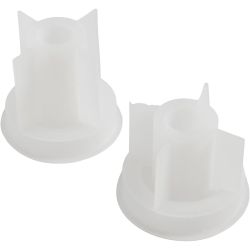Siliconen vormen, Kandelaar, H: 5,8+7,5 cm, B: 2-2,5 cm, d 7,5 cm, mat transparant, 2stuk/ 1 doos