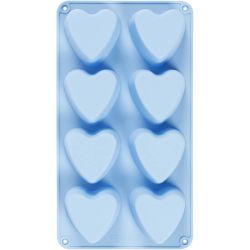 Siliconen vormen, harten, H: 3,5 cm, L: 7 cm, B: 6 cm, 100 ml, 1 stuk