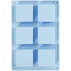 Siliconen vormen, H: 2,5 cm, L: 5 cm, B: 5 cm, 60 ml, 1 stuk