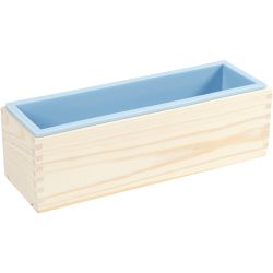Silicone vorm, H: 8 cm, L: 27,5 cm, B: 8,6 cm, 1500 ml, 1 stuk