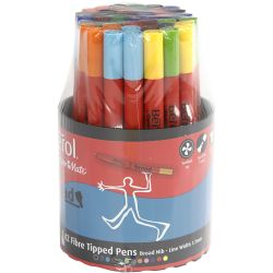 Berol Stift, d 10 mm, lijndikte 1-1,7 mm, diverse kleuren, 42 stuk/ 1 Doosje