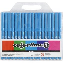 Colortime stiften, lijndikte 2 mm, lichtblauw, 18 stuk/ 1 doos
