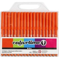 Colortime stiften, lijndikte 2 mm, oranje, 18 stuk/ 1 doos