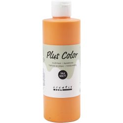 Plus Color Acrylverf, pumpkin, 250 ml/ 1 fles