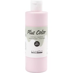 Plus Color Acrylverf, soft pink, 250 ml/ 1 fles