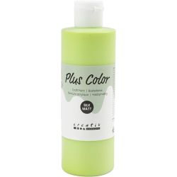 Plus Color Acrylverf, lime groen, 250 ml/ 1 fles