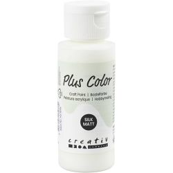 Plus Color Acrylverf, off-white, 60 ml/ 1 fles