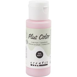 Plus Color Acrylverf, soft pink, 60ml/ 1 fles