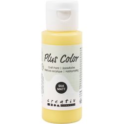 Plus Color Acrylverf, primrose yellow, 60 ml/ 1 fles