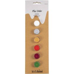Plus Color Acrylverf, Kerst verf, 6x5 ml/ 1 doos