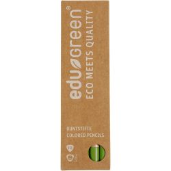 Edugreen Jumbo Kleurpotloden, vulling 5 mm, lichtgroen, 10 stuk/ 1 doos