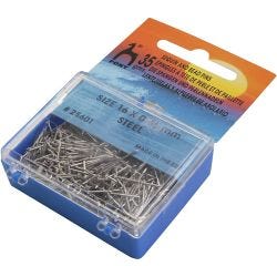 Kopspelden, L: 16 mm, dikte 0,65 mm, zilver, 35 gr/ 1 doos