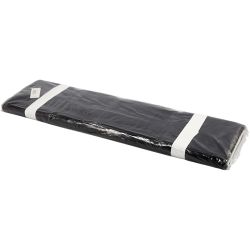 Stof, B: 145 cm, 140 gr, zwart, 10 m/ 1 rol
