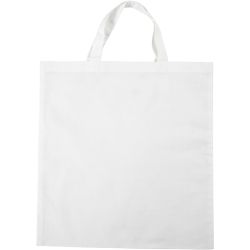 Tas, afm 38x42 cm, 130 gr, wit, 1 stuk