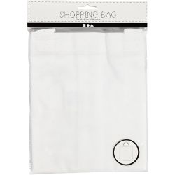 Tas, afm 38x42 cm, 130 gr, wit, 1 stuk