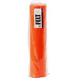 Hobbyvilt, B: 45 cm, dikte 1,5 mm, 180-200 gr, oranje, 5 m/ 1 rol