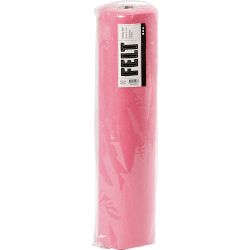 Hobbyvilt, B: 45 cm, dikte 1,5 mm, 180-200 gr, roze, 5 m/ 1 rol