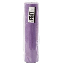 Hobbyvilt, B: 45 cm, dikte 1,5 mm, 180-200 gr, lichtpaars, 5 m/ 1 rol