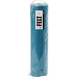 Hobbyvilt, B: 45 cm, dikte 1,5 mm, 180-200 gr, turquoise, 5 m/ 1 rol