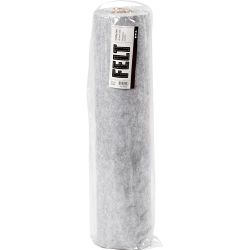 Hobbyvilt, B: 45 cm, dikte 1,5 mm, gemelleerd, 180-200 gr, grijs, 5 m/ 1 rol