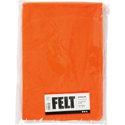 Hobbyvilt, A4, vel 210x297 mm, dikte 1,5-2 mm, oranje, 10 vel/ 1 doos