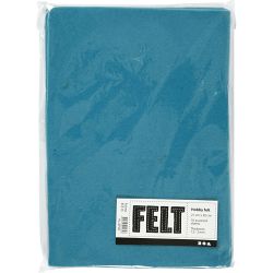 Hobbyvilt, A4, vel 210x297 mm, dikte 1,5-2 mm, turquoise, 10 vel/ 1 doos