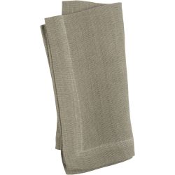 Stoffen servet, afm 42x42 cm, 185 gr, dusty groen, 2 stuk/ 1 doos