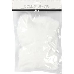 Poppenvulling, wit, 50 gr/ 1 doos