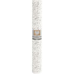 Faux Leather Papier, B: 49,5 cm, met folie,bedrukt, 350 gr, wit, 1 m/ 1 rol