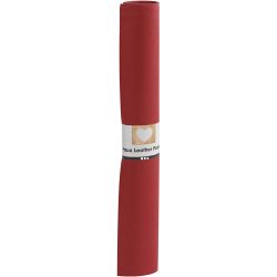 Faux Leather Papier, B: 50 cm, unikleurig, 350 gr, rood, 1 m/ 1 rol