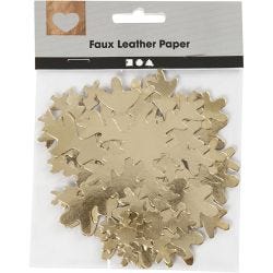 Sneeuwvlok, d 3+5+8+10 cm, 350 gr, goud, 16 stuk/ 1 doos