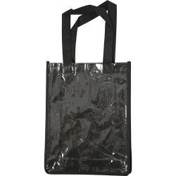 Tas met plastic voorkant