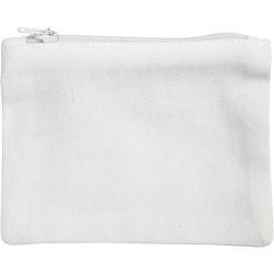 Portemonnee, afm 9x12 cm, 210 gr, wit, 1 stuk