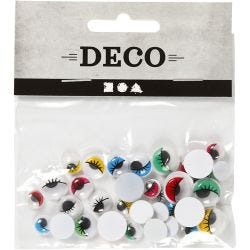 Wiebelogen, niet zelfklevend, d 8-12 mm, 36 div/ 1 doos