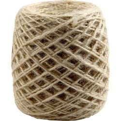 Natuurlijk hennep, dikte 1-2 mm, naturel, 150 m/ 1 rol