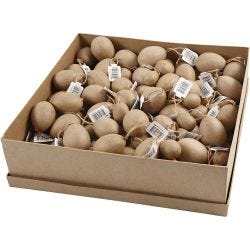 Eieren, H: 3-4-5-6 cm, 140 stuk/ 1 doos