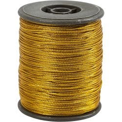 Koord, dikte 0,5 mm, goud, 100 m/ 1 rol