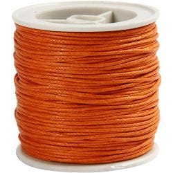 Katoenkoord, dikte 1 mm, oranje, 40 m/ 1 rol