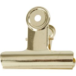 Metalen klem, B: 7,5 cm, brons, 6 stuk/ 1 doos