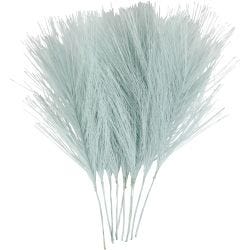 Kunstveren, L: 15 cm, B: 8 cm, lichtblauw, 10 stuk/ 1 doos