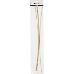 Metalen staf, L: 45 cm, d 2 mm, brons kleuren, 5 stuk/ 1 doos
