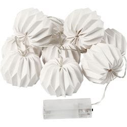 LED lichtslinger met lampenkapjes