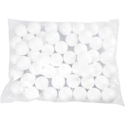 Ballen, d 7 cm, wit, 50 stuk/ 1 doos