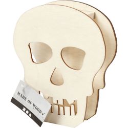 Schedel, Schedel of doodskop, 13,5 cm, 3 cm, 11,5 cm, 1 stuk