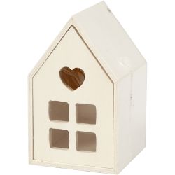 Huis met lade, 10,8 cm, 6,8 cm, 1 stuk