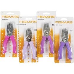 Fiskars Handpons, gatgrootte 1,5+3+5+6 mm, 4 stuk/ 1 doos